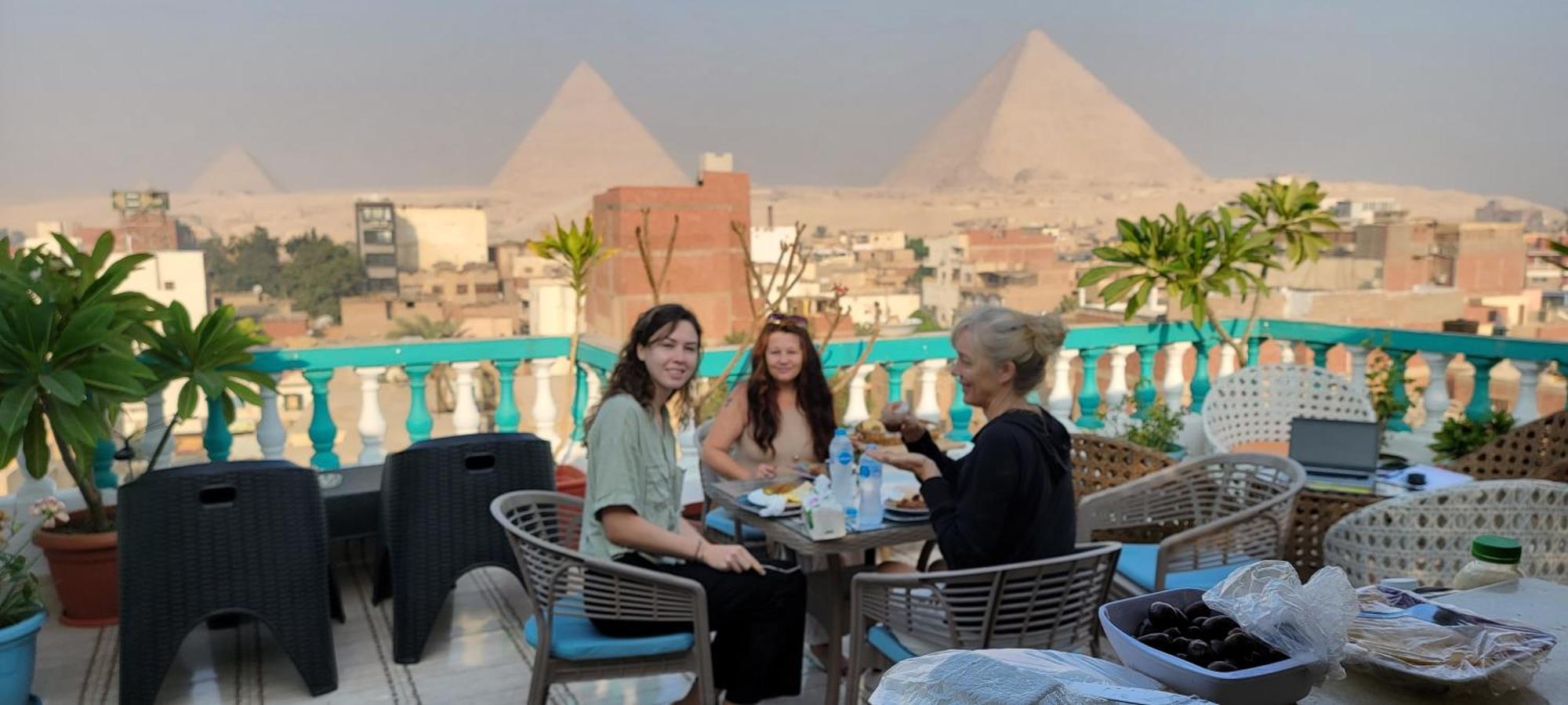 Pyramids Temple Guest House Kafret el-Gabal Dış mekan fotoğraf